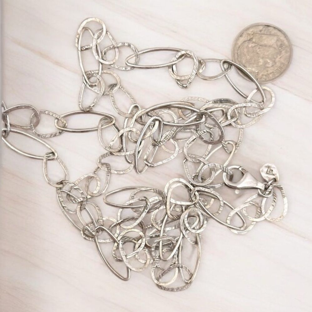 Silpada Retired N2109 “In The Loop” Necklace 31” … - image 7